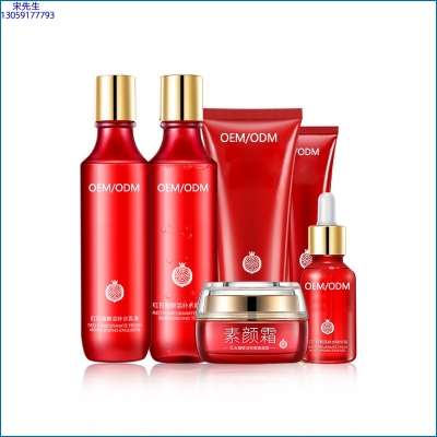 怎么代工_红石榴护肤套装